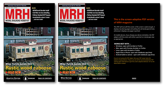 August 2021 MRH issue landscape and portrait covers
