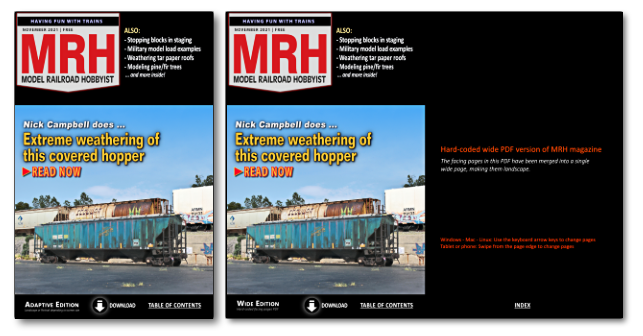 November 2021 MRH issue landscape and portrait covers