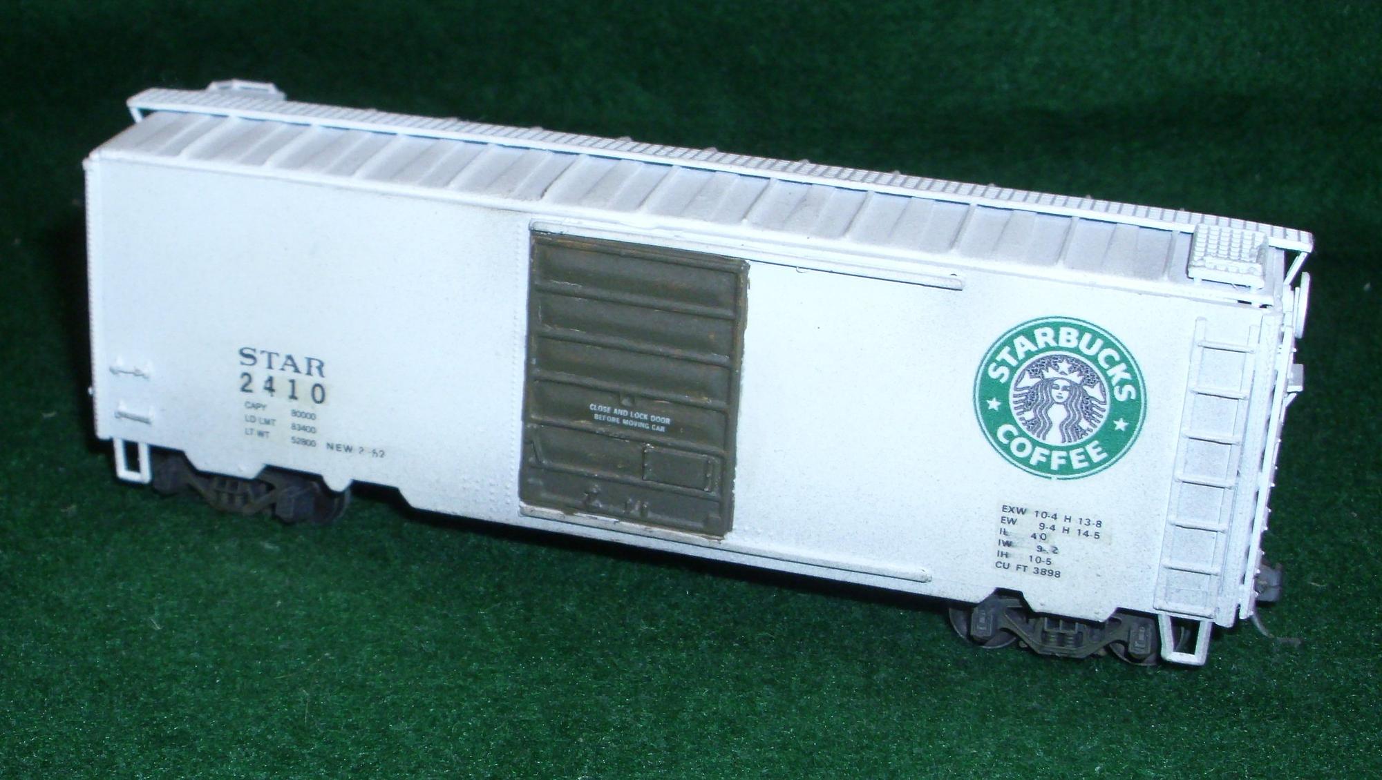 starbucks pedal car