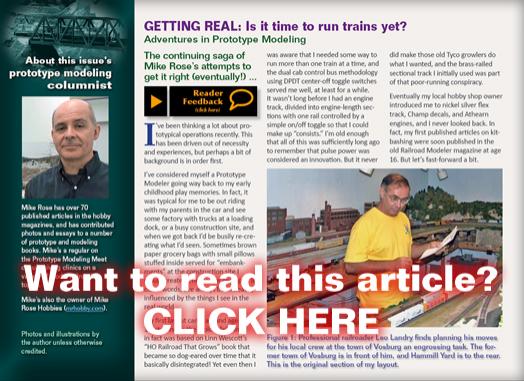Getting Real column - Is it time to run trains yet?