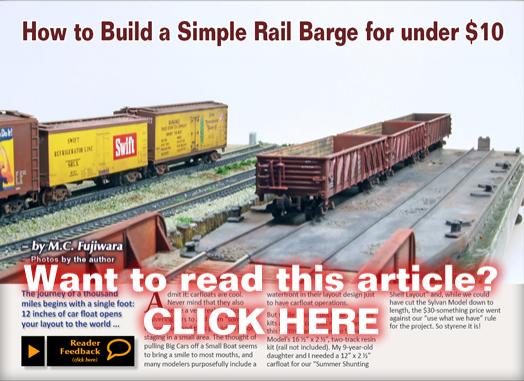 How to build a simple rail barge