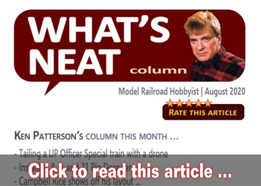 What?s Neat: Installing 8, 9, & 21 pin decoders - Model trains - MRH column August 2020