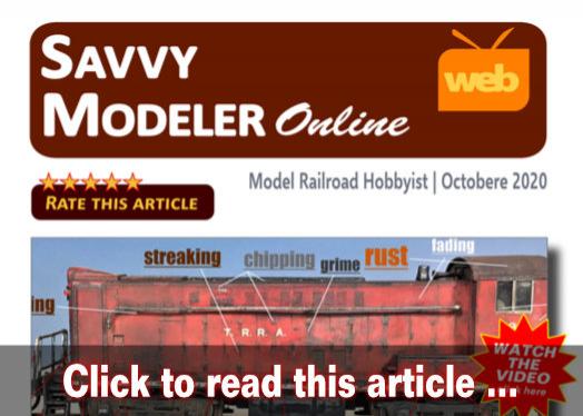 Savvy Modeler online: Awesome diesel weathering - Model trains - MRH feature October 2020