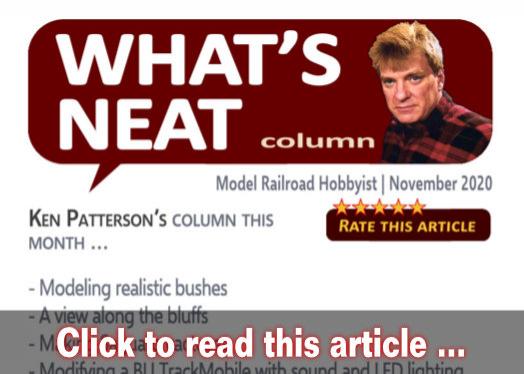 What's Neat: Trick out a trackmobile, ... - Model trains - MRH column November 2020