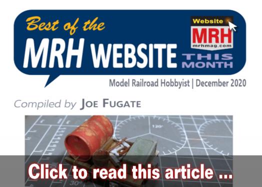 Best of the MRH website this month - Model trains - MRH feature December 2020
