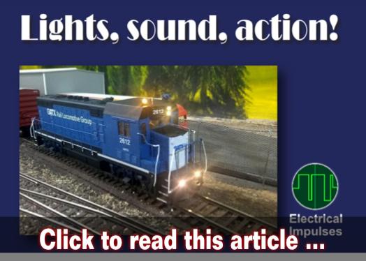 DCC light and sound install - Model trains - MRH feature February 2021