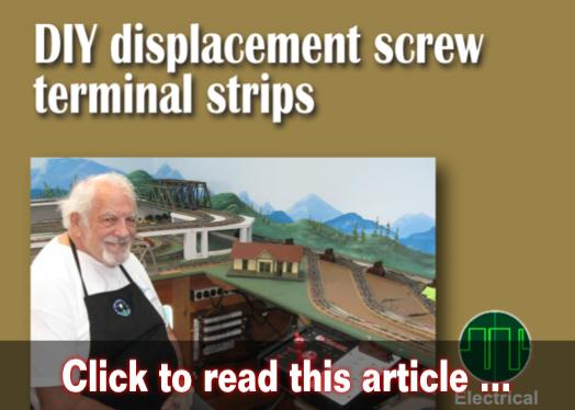 Do-it-yourself terminal strips - Model trains - MRH feature April 2021