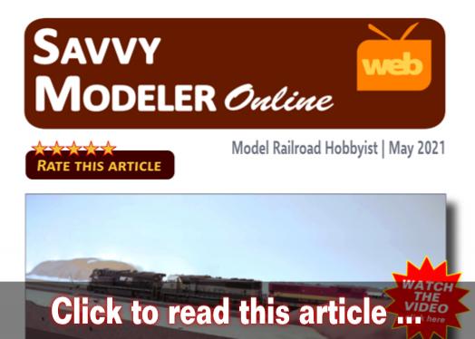 Savvy Modeler online: Speed matching - Model trains - MRH feature May 2021