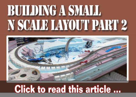Build a small N scale layout, p2 - Model trains - MRH article May 2021