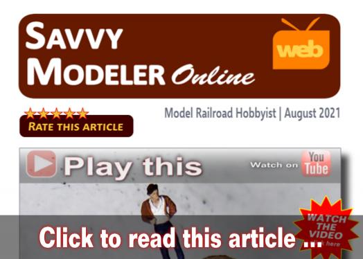 Savvy Modeler online: Painting Preiser figures - Model trains - MRH feature August 2021