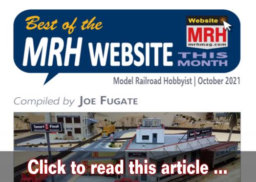 Best of the MRH website this month - Model trains - MRH feature October 2021