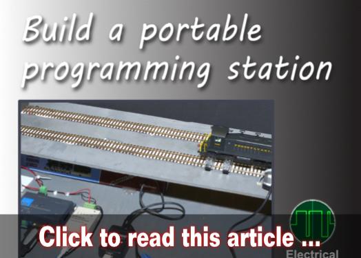 Portable DCC programming station - Model trains - MRH feature October 2021