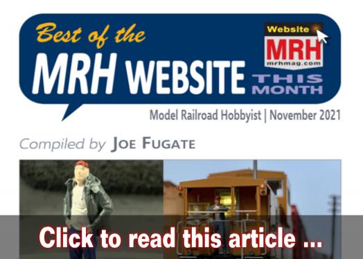 Best of the MRH website this month - Model trains - MRH feature November 2021