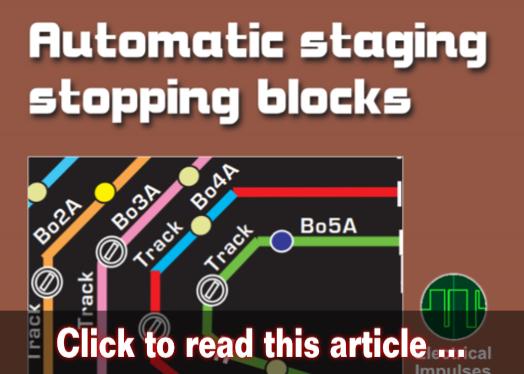 Automatic staging stopping blocks - Model trains - MRH feature November 2021