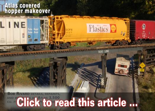 Atlas covered hopper makeover - Model trains - MRH article December 2021