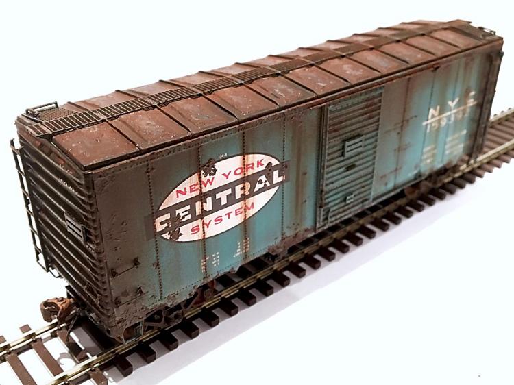 First Attempt at Weathering a Freight Car Model Railroad Hobbyist