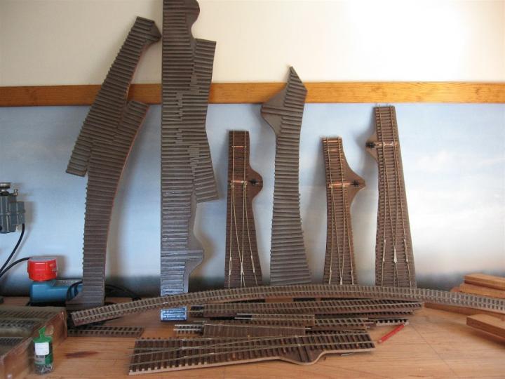 Curved Turnouts using CVT turnout ties Model Railroad Hobbyist magazine