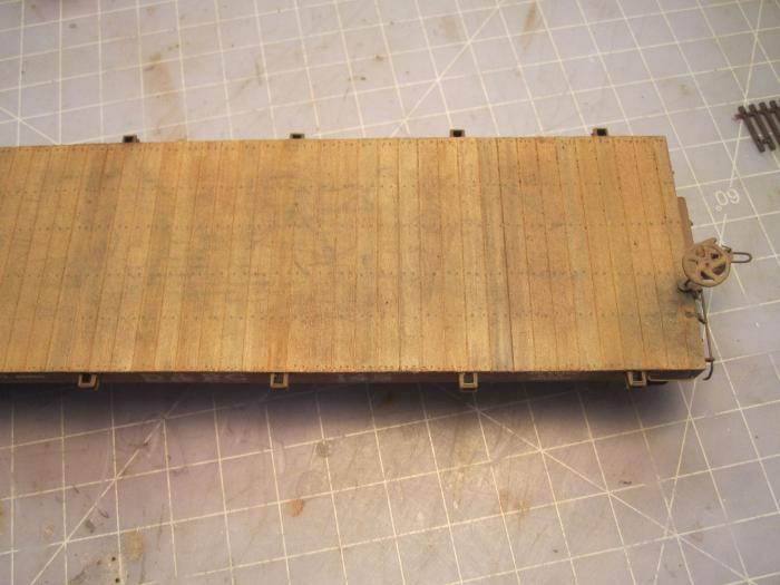 Ideas for painting a flat car deck... Model Railroad Hobbyist magazine