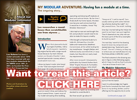 My Modular Adventure - MRH Issue 8 - Jul/Aug 2010