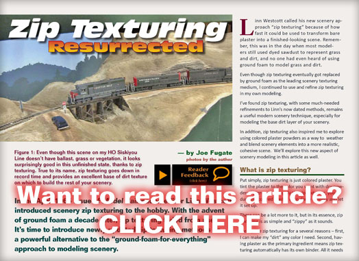 Zip Texturing Resurrected - MRH Issue 9 - Sep/Oct 2010