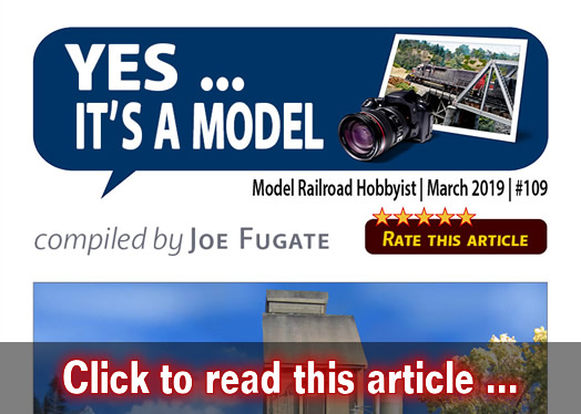 Yes, it's a model - Model trains - MRH feature March 2019