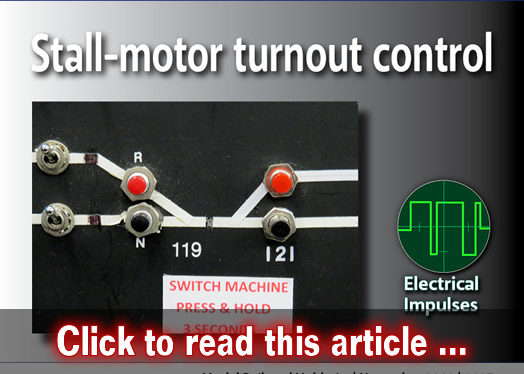 Stall-motor turnout control - Model trains - MRH feature November 2019
