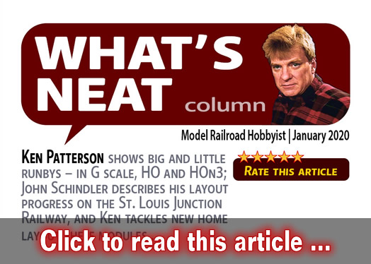What?s Neat: New home layout shelf module ? - Model trains - MRH column January 2020