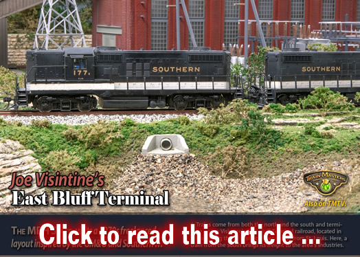 Joe Vistintine's East Bluff Terminal - Model trains - MRH article April 2020