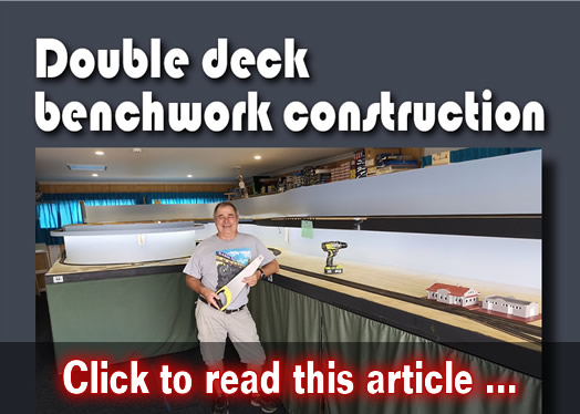 Double-deck benchwork construction - Model trains - MRH article June 2020