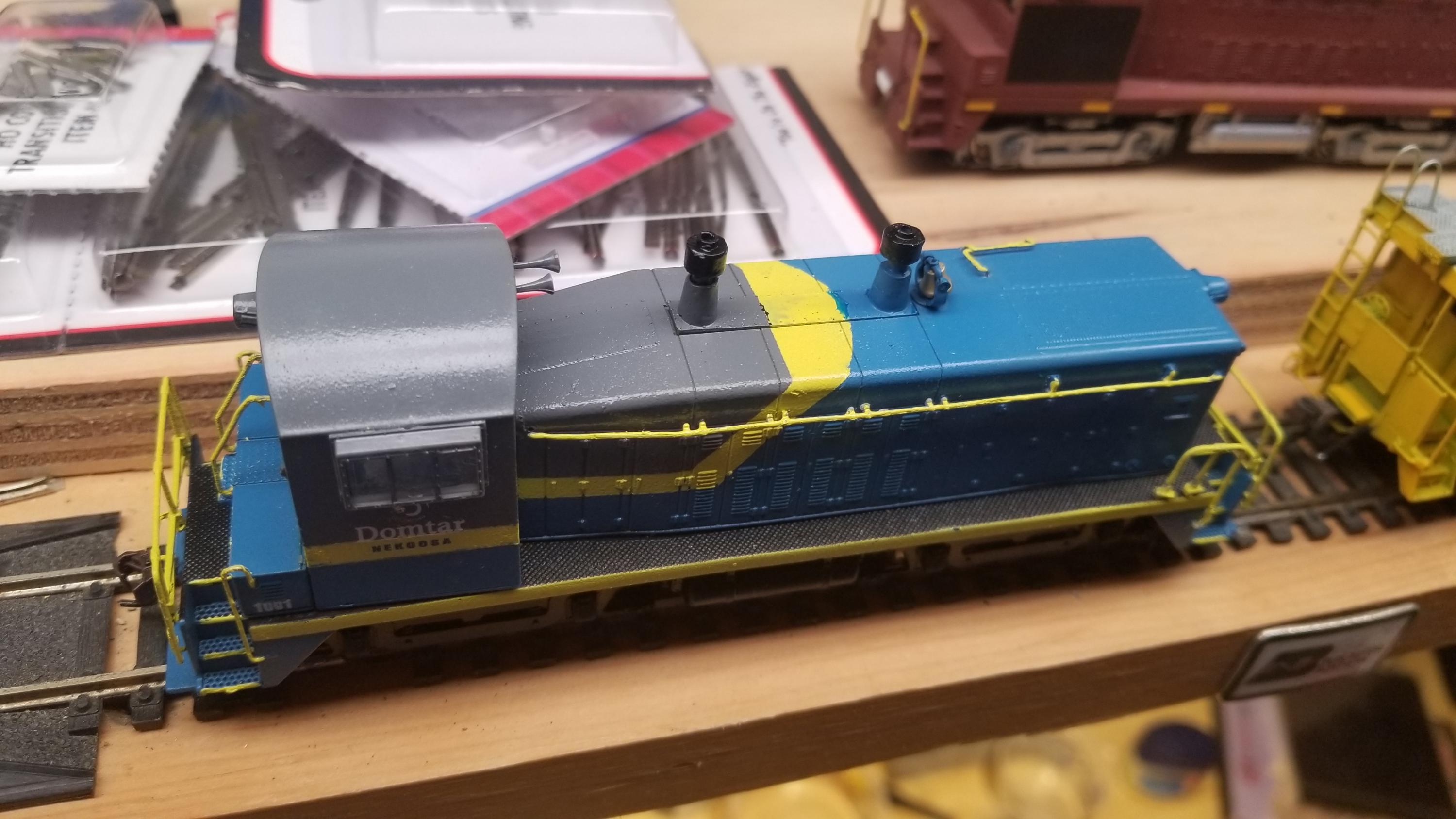 HO Domtar 1001 Custom Paint Model Railroad Hobbyist magazine