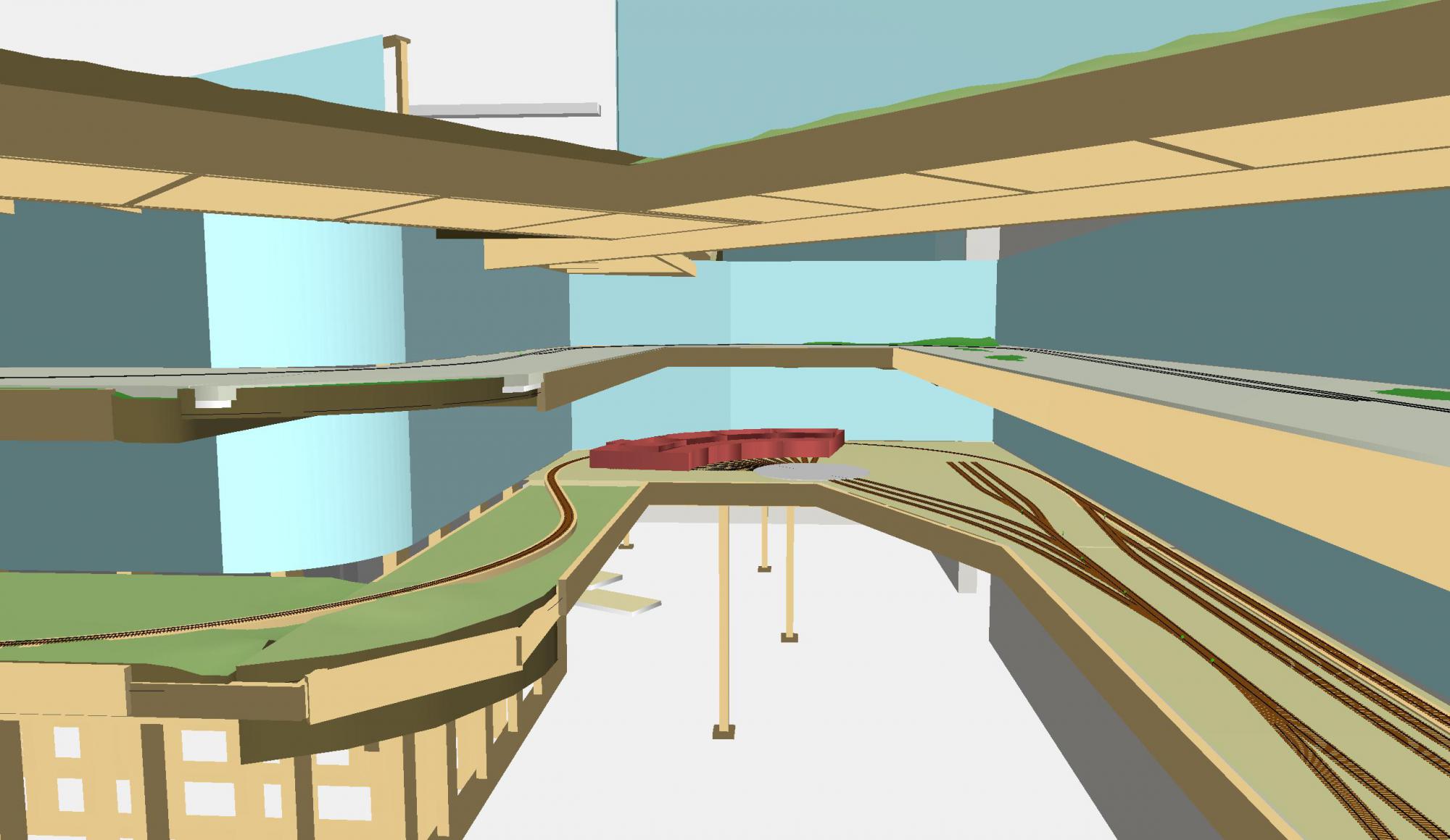 My multilevel mushroom layout design Model Railroad Hobbyist magazine