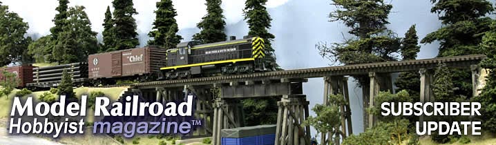 Model Railroad Hobbyist subscriber update