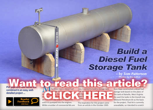 Build a diesel fuel storage tank - MRH May 2012