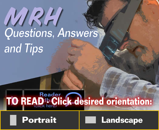 Questions, Answers, and Tips - Model trains - MRH Column April 2013