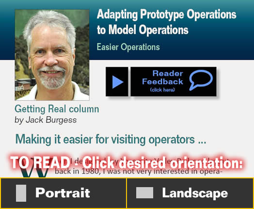 Getting Real: Adapting prototype ops - Model trains - MRH column November 2014