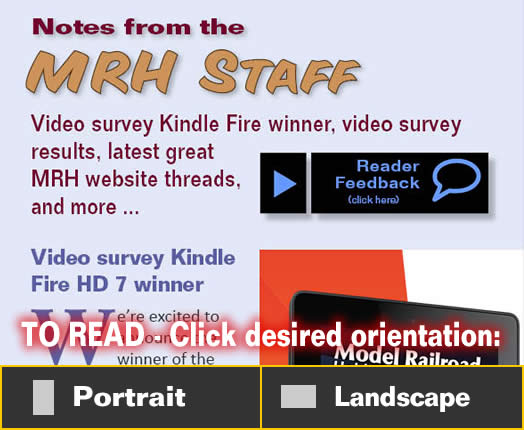 Staff Notes: Video survey results - Model trains - MRH column November 2014