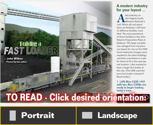 Building a fast coal loader - Model trains - MRH article December 2014