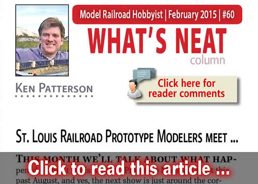 What's Neat: St. Louis RPM meet, and more! - Model trains - MRH column February 2015