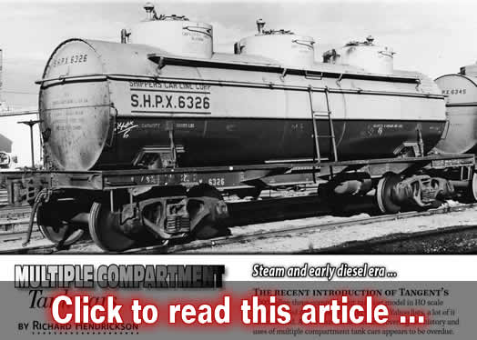 Multiple compartment tank cars - Model trains - MRH article February 2015