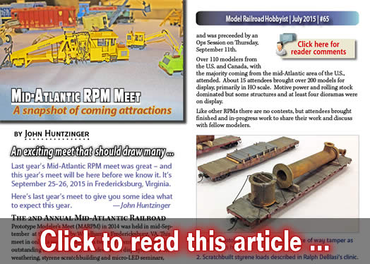 Mid-Atlantic RPM meet - Model trains - MRH article July 2015