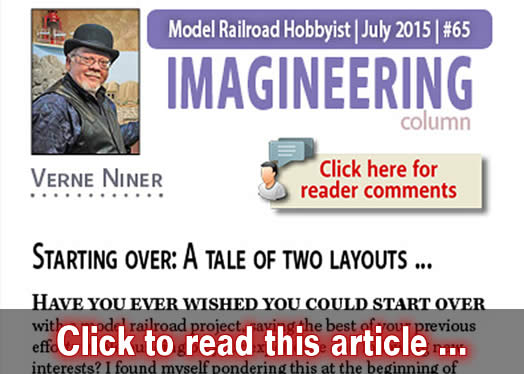 Imagineering: Tale of two layouts - Model trains - MRH column July 2015