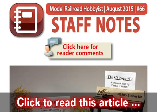 Staff Notes: Special display in Portland - Model trains - MRH column August 2015