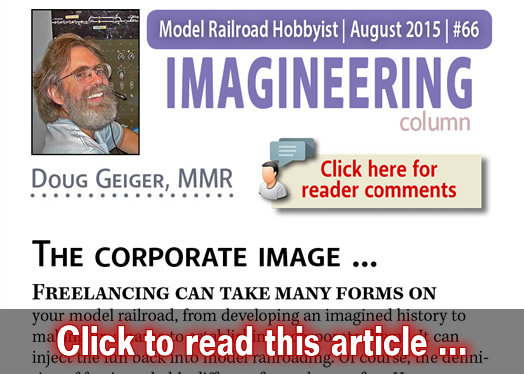 Imagineering: The corporate image - Model trains - MRH column August 2015