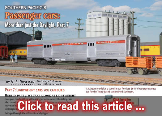 Southern Pacific's passenger cars, part 7 - Model trains - MRH article November 2015