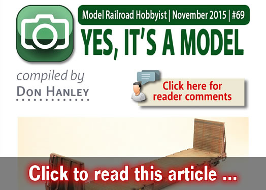 Yes it's a model - Model trains - MRH feature November 2015