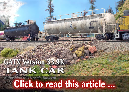 GATX version 33.9K tnak car - Model trains - MRH article December 2015