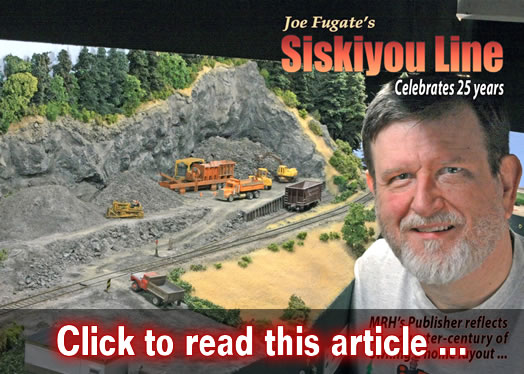 Joe Fugate's Siskiyou Line at 25 years - Model trains - MRH article January 2016