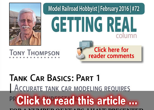 Getting Real: Tank car basics, part 1 - Model trains - MRH column February 2016