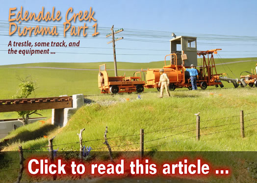 Edendale Creek Diorama, part 1 - Model trains - MRH column April 2016