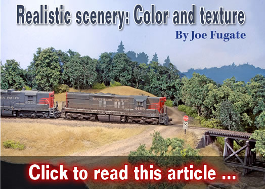 Realistic scenery: Color and texture - Model trains - MRH article May 2016